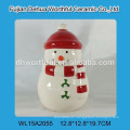Tarro de galletas de cerámica de Navidad en forma de Santa